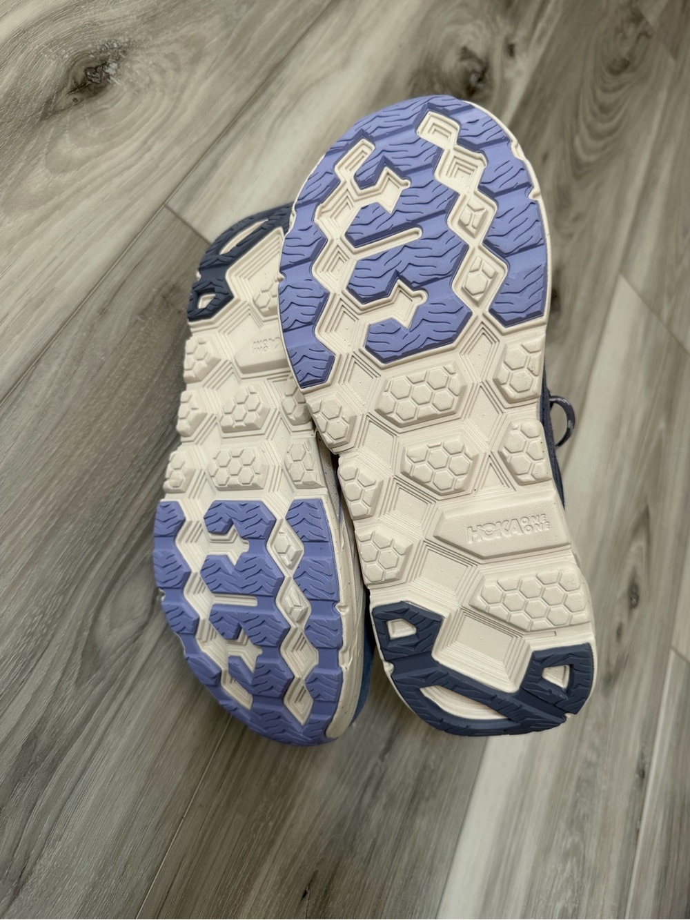 HOKA x FP Movement Clifton L Suede Sneakers OCN Blue Purple W 8.5 EU 40⅔ - Picture 10 of 10